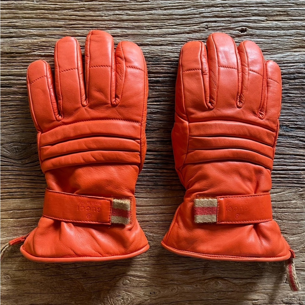 Vintage Gucci Men’s Leather Gloves